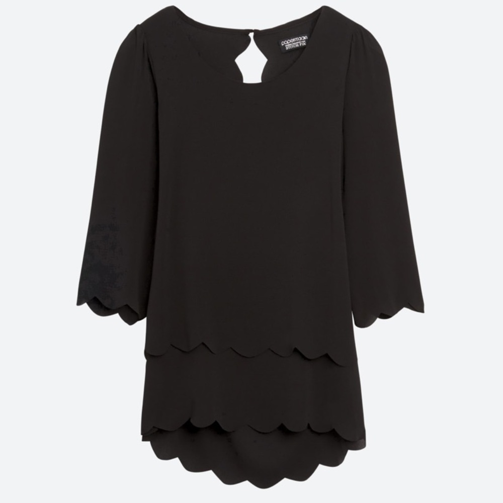 Papermoon Violeta 3/4 sleeve blouse